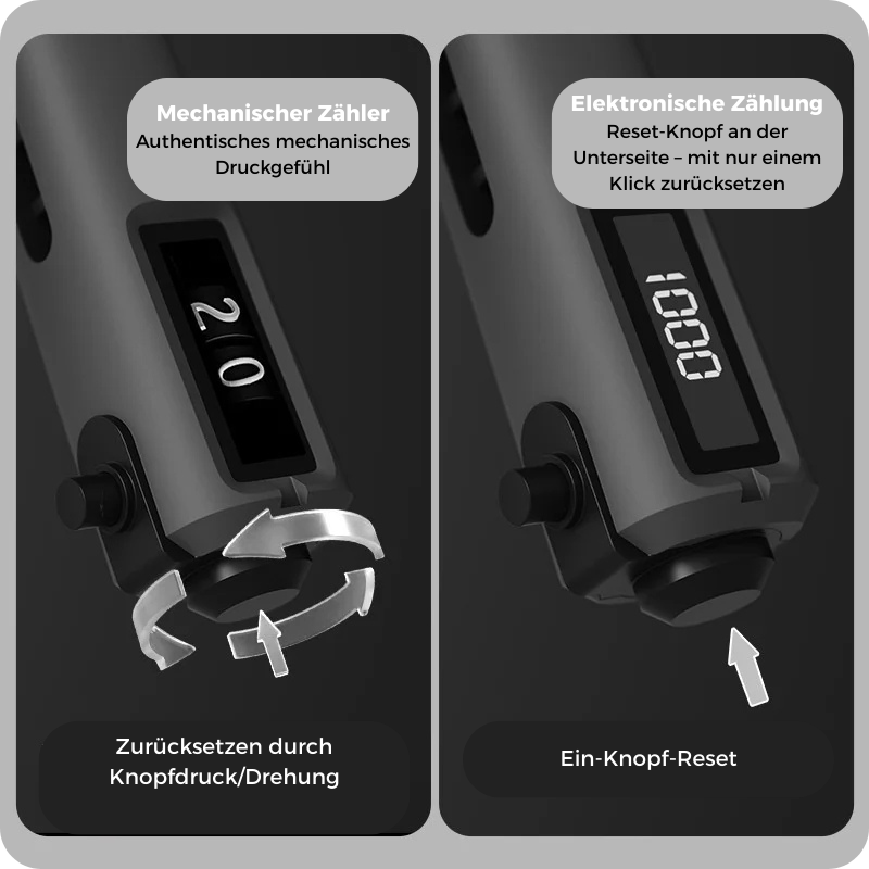 Handgrifftrainer mit Zähler – mechanisch oder elektronisch, verstellbar 5–60 kg