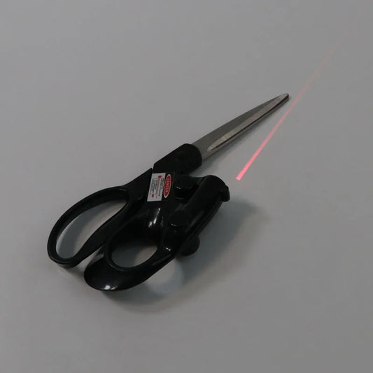Laser-Schere mit Präzisions-Laserführung – Edelstahl-Klingen für Stoff, Papier & Basteln