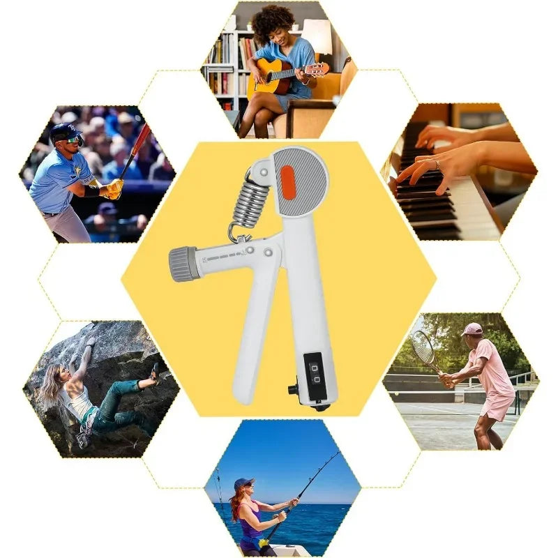 Handgrifftrainer mit Zähler – mechanisch oder elektronisch, verstellbar 5–60 kg